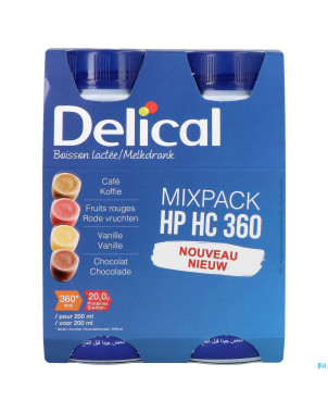 Delical hphc 360 mixpack    4x200ml