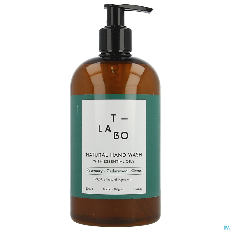 T-labo savon mains nat. romarin cedre citrus 500ml