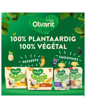 Olvarit 100 % vegetal banane  4x95g