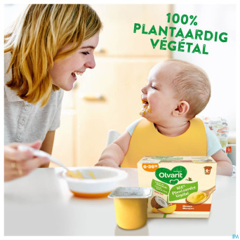 Olvarit 100 % vegetal banane  4x95g