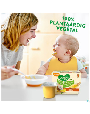 Olvarit 100 % vegetal banane  4x95g