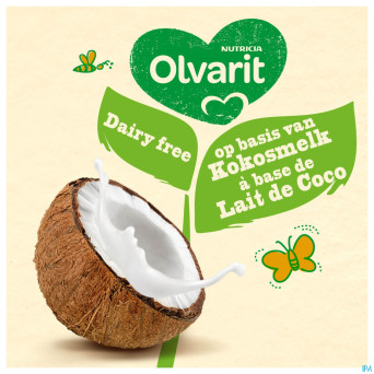 Olvarit 100 % vegetal mangue  4x95g