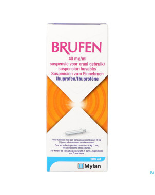 Brufen 40mg/ml susp buvable 200ml