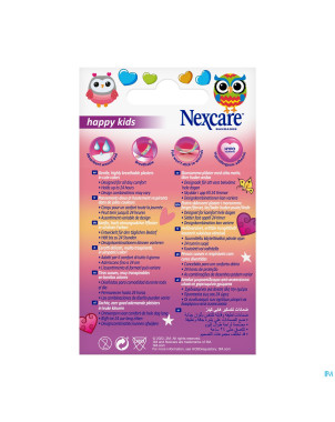 Nexcare happy kids girls    20