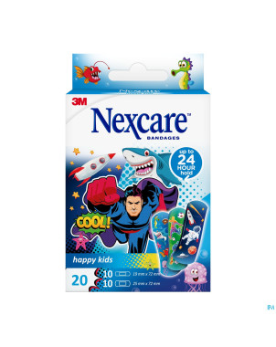 Nexcare happy kids boys    20