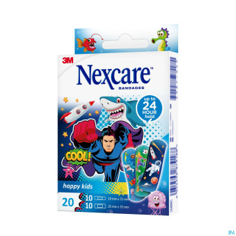 Nexcare happy kids boys    20