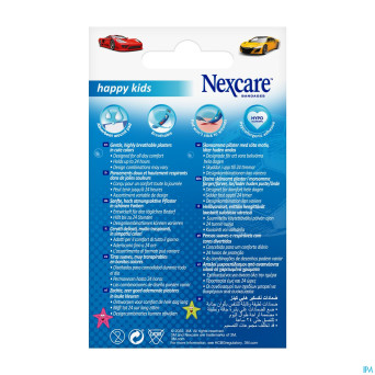Nexcare happy kids boys    20