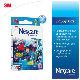 Nexcare happy kids boys    20