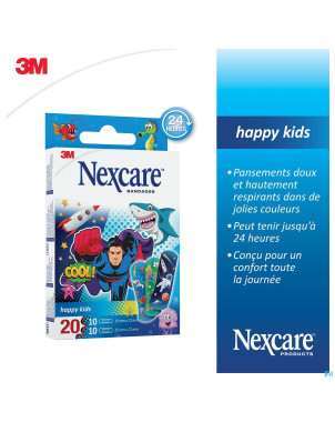 Nexcare happy kids boys    20