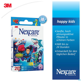 Nexcare happy kids boys    20