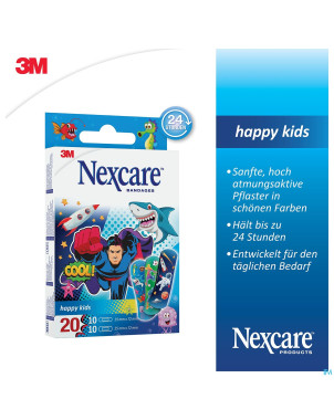 Nexcare happy kids boys    20