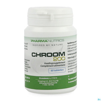 Chrome picolinate 200 tabl 60    pharmanutrics