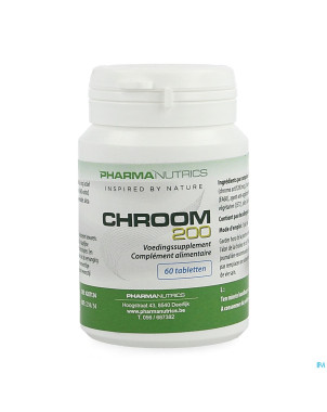 Chrome picolinate 200 tabl 60    pharmanutrics