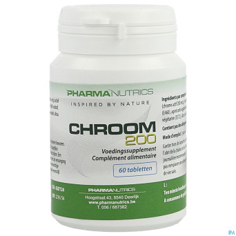 Chrome picolinate 200 tabl 60    pharmanutrics