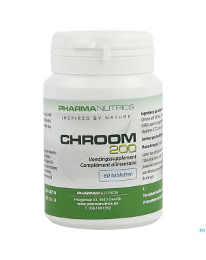 Chrome picolinate 200 tabl 60    pharmanutrics