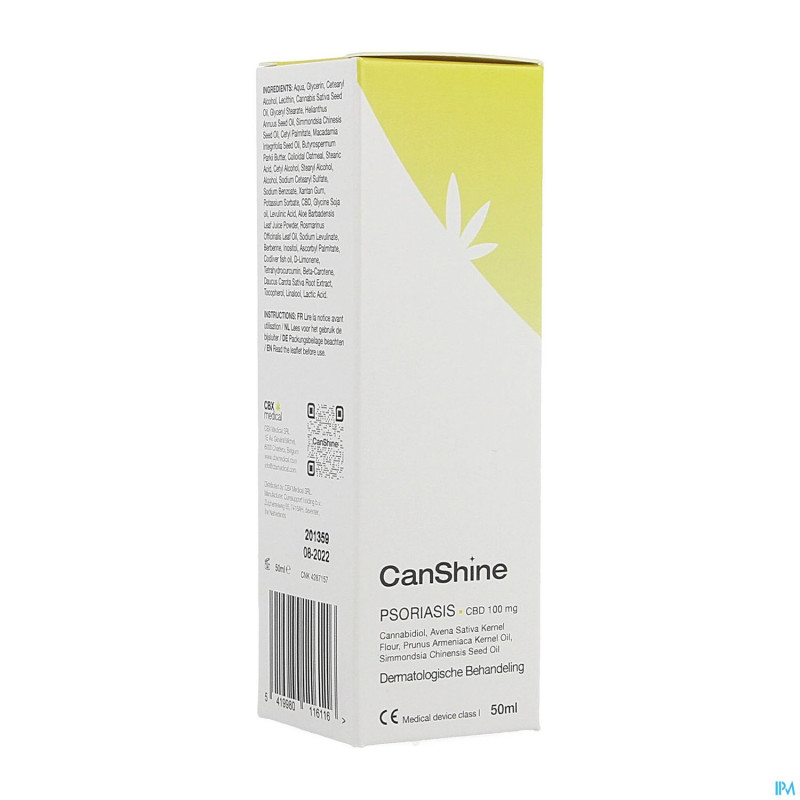 Canshine cbd cannabis 50ml    cbx medical