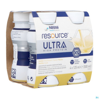 Resource ultra vanille    4x125ml