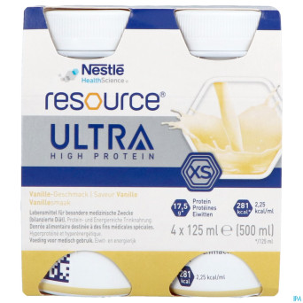 Resource ultra vanille    4x125ml