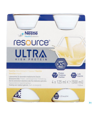 Resource ultra vanille    4x125ml