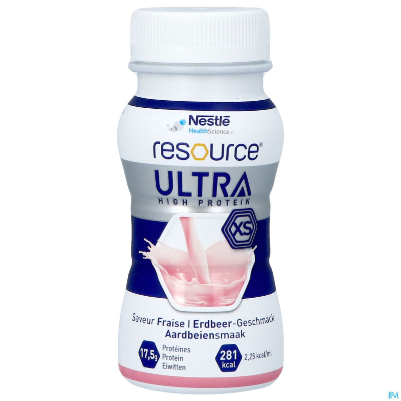Resource ultra fraise    4x125ml