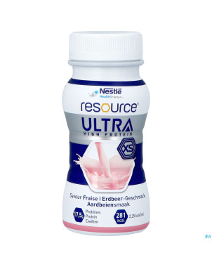 Resource ultra fraise    4x125ml