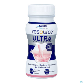 Resource ultra fraise    4x125ml
