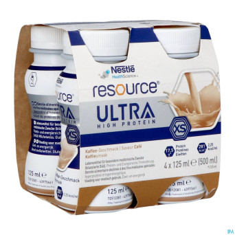 Resource ultra cafe    4x125ml