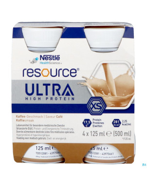 Resource ultra cafe    4x125ml