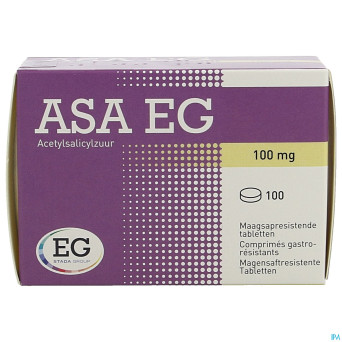 Asa 100 eg comp gastroresist. 100x100mg blist.