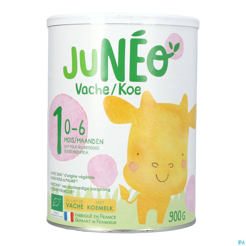 Juneo 1 lait vache  0-6m    900g