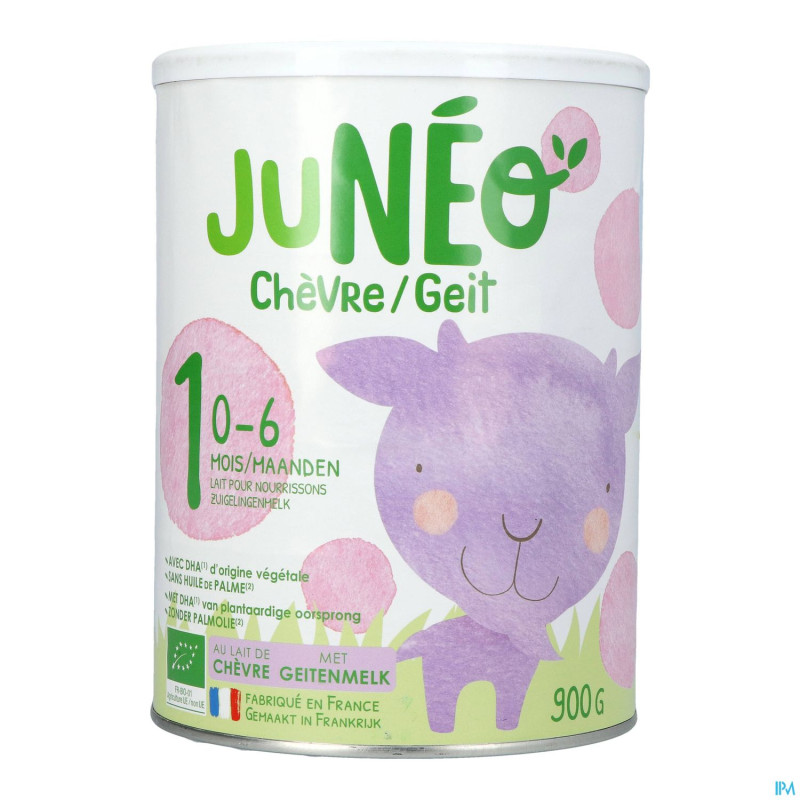Juneo 1 lait chevre  0-6m    900g