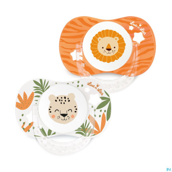 Luc&lea duo sucette ana 18m+ ete anneau