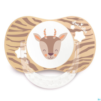 Luc&lea duo sucette physio 6-18m ete anneau