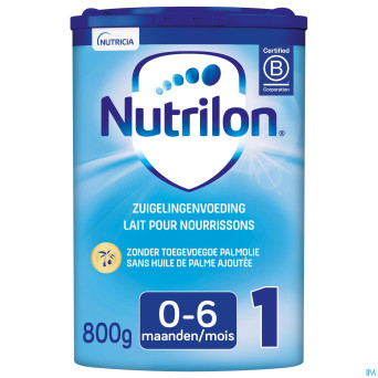 Nutrilon 1 lait nourrissons pdr 800g rempl.3707080