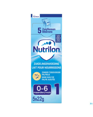 Nutrilon 1 lait nourrissons 5x22,9g rempl.3707106