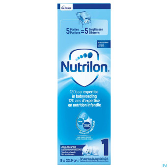 Nutrilon 1 lait nourrissons 5x22,9g rempl.3707106