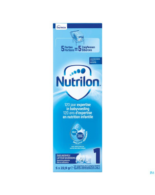 Nutrilon 1 lait nourrissons 5x22,9g rempl.3707106