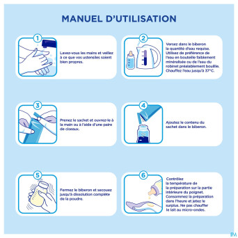 Nutrilon 1 lait nourrissons 5x22,9g rempl.3707106