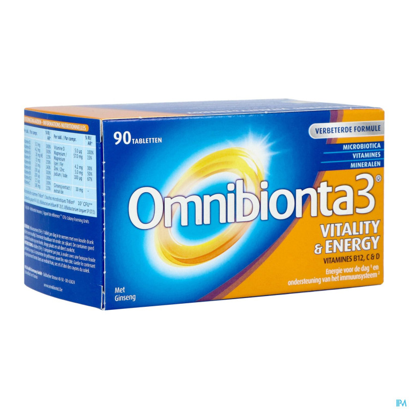 Omnibionta 3 vitality energy    comp 90