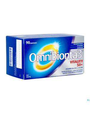 Omnibionta 3 vitality 50+   comp 90