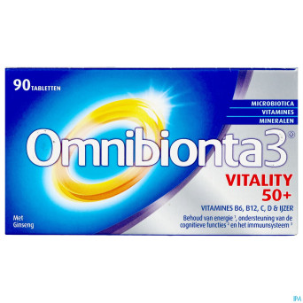 Omnibionta 3 vitality 50+   comp 90