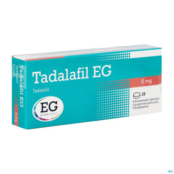 Tadalafil eg  5mg comp pell  28 x  5mg
