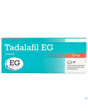 Tadalafil eg  5mg comp pell  28 x  5mg