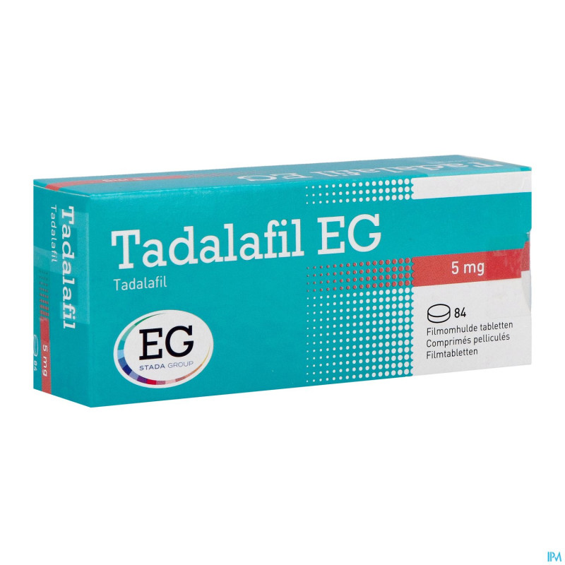 Tadalafil eg  5mg comp pell  84 x  5mg