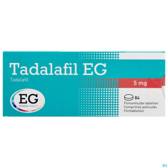 Tadalafil eg  5mg comp pell  84 x  5mg