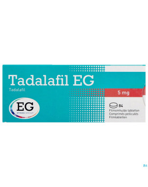 Tadalafil eg  5mg comp pell  84 x  5mg