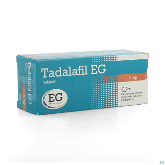 Tadalafil eg  5mg comp pell  98 x  5mg