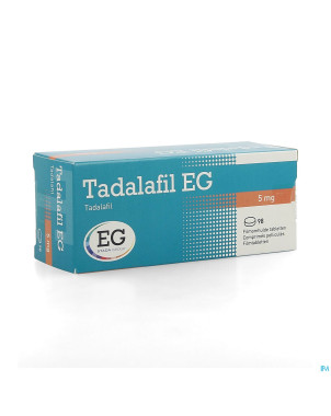 Tadalafil eg  5mg comp pell  98 x  5mg