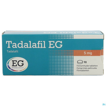 Tadalafil eg  5mg comp pell  98 x  5mg