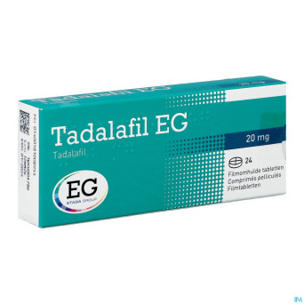 Tadalafil eg 20mg comp pell  24 x 20mg